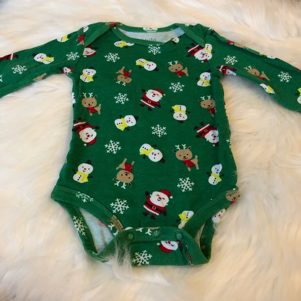 Christmas long sleeve onesie
